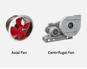 مقایسه فن سانتریفیوژ بکوارد با فوروارد و اکسیال