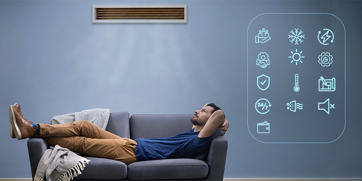 آیا برای متراژهای بزرگ، داکت اسپلیت بهترین انتخاب است؟